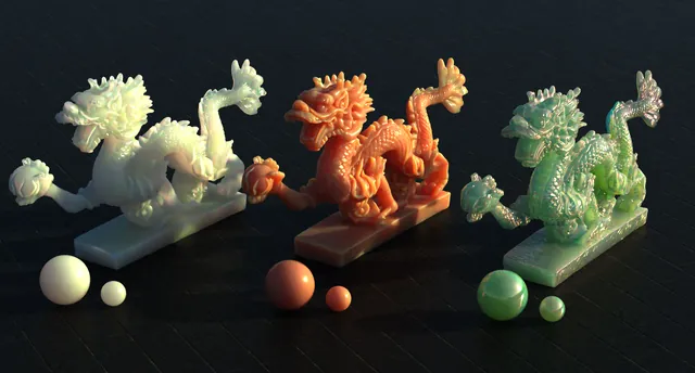 Subsurface study, rendered in Shuaa
