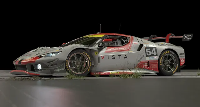 GT3 studio floor, rendered in Shuaa